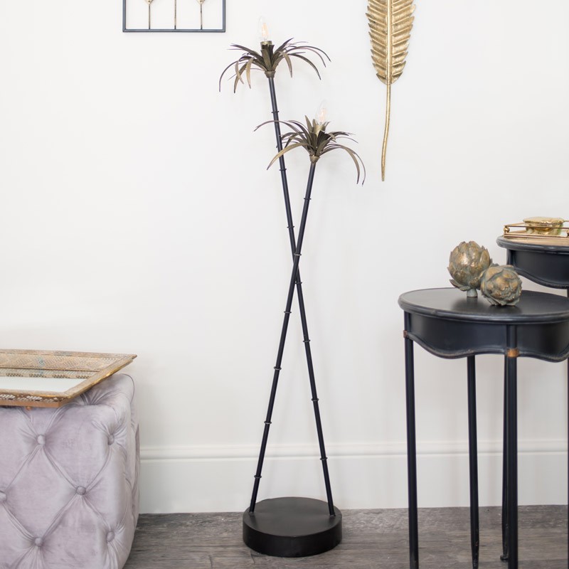 Tropical palm tree floor lamp 1