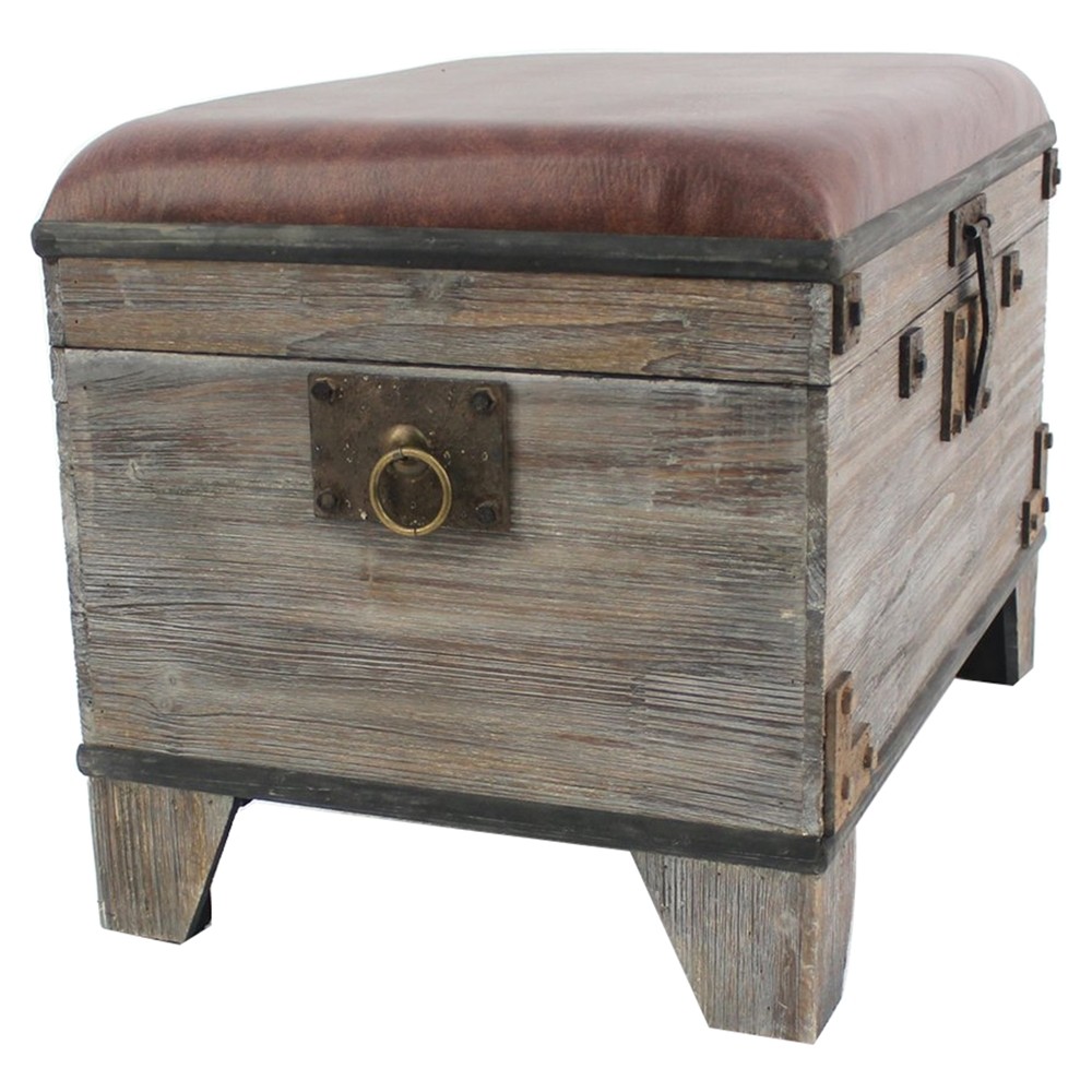 Wood storage ottoman dcg stores 1