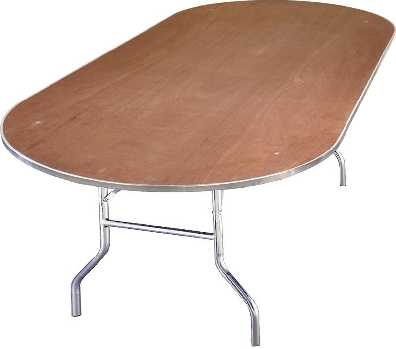 8ft oval folding table ooh events design center