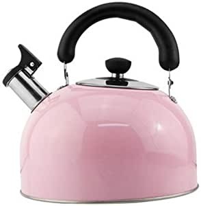Amazon com tea kettle stove top whistling hot water round