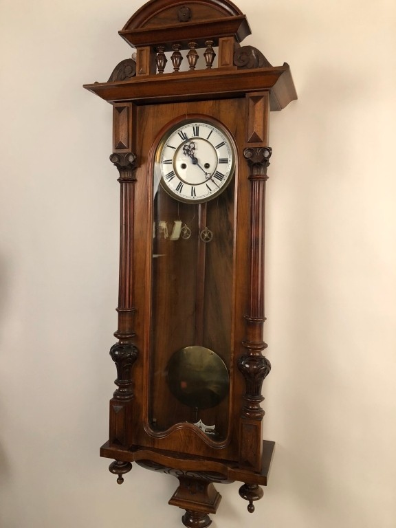 Beautiful german vienna regulator long wall clock 2
