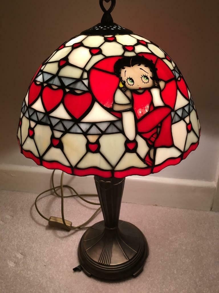 Betty boop stained glass lamp tiffany lamp in ipswich