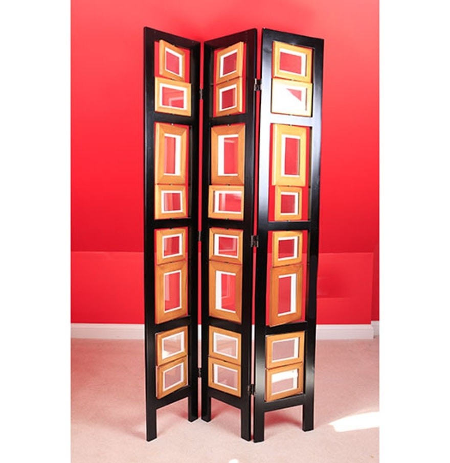 Contemporary folding screen of picture frames ebth