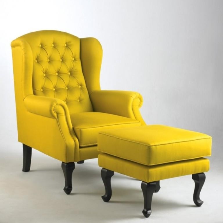 Fabolous yellow wingback chair design ideas rilane 2