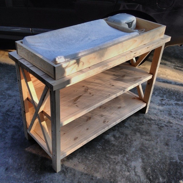 Free baby changing table woodworking plans
