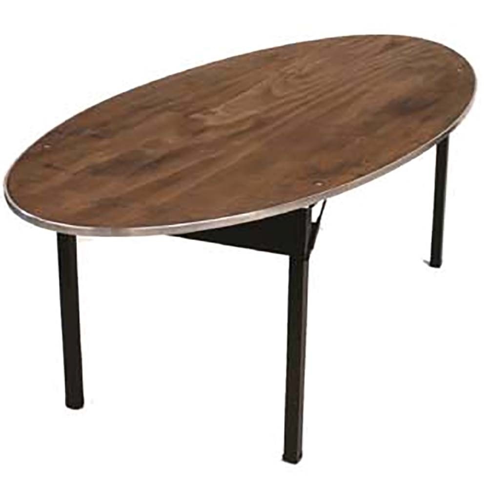 Maywood furniture dporig4884oval oval folding table