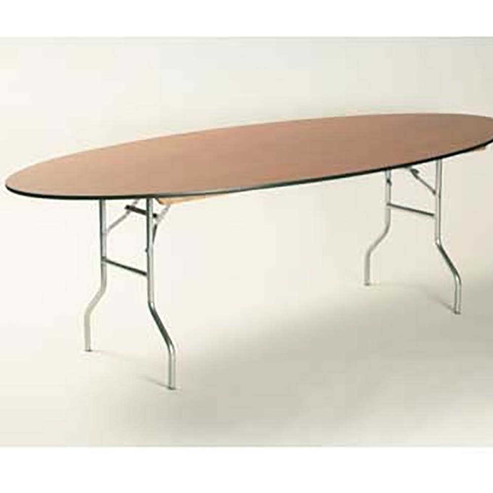 Maywood furniture ml6072oval oval folding table