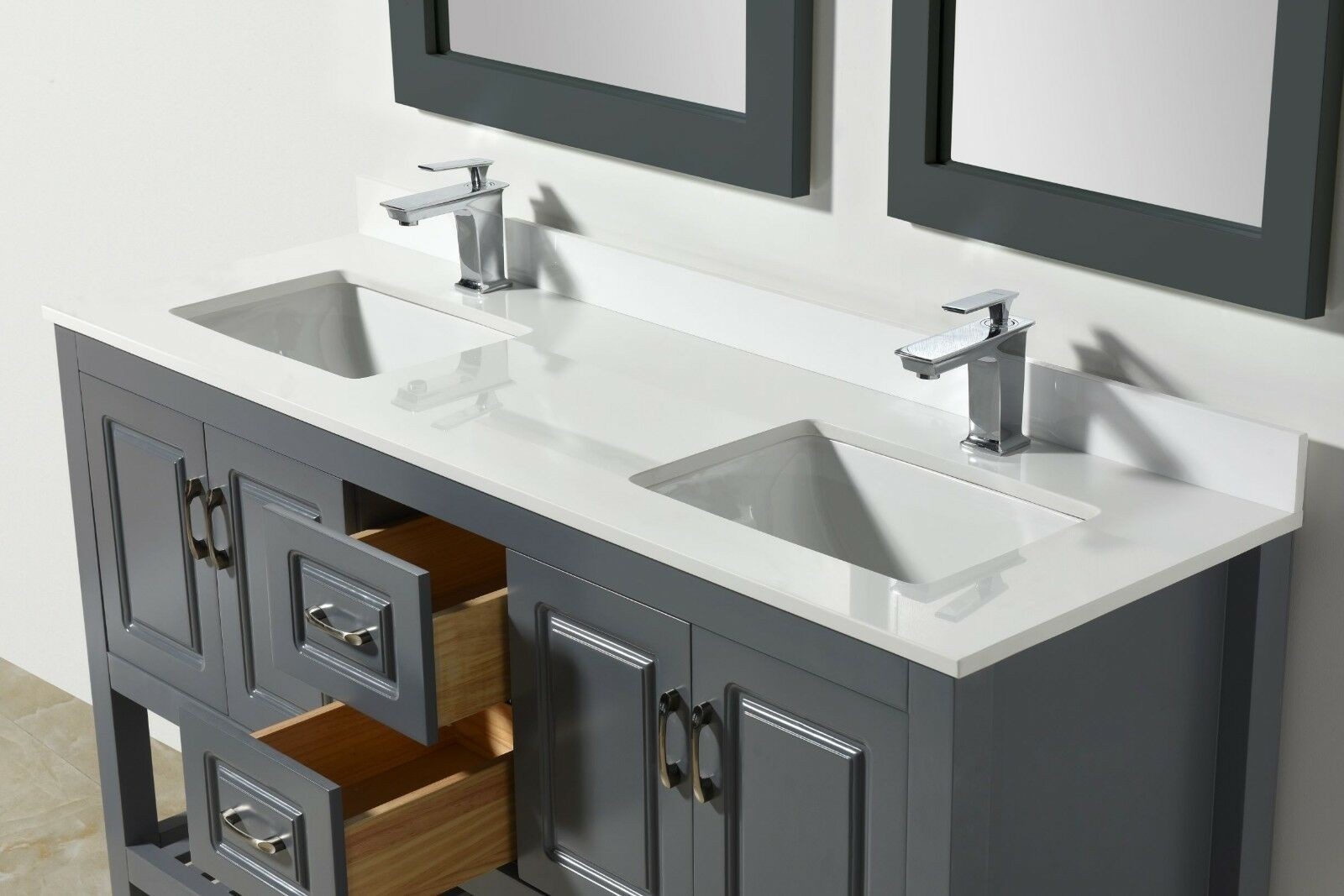 Moreno bath 60 bathroom vanity free standing double sink