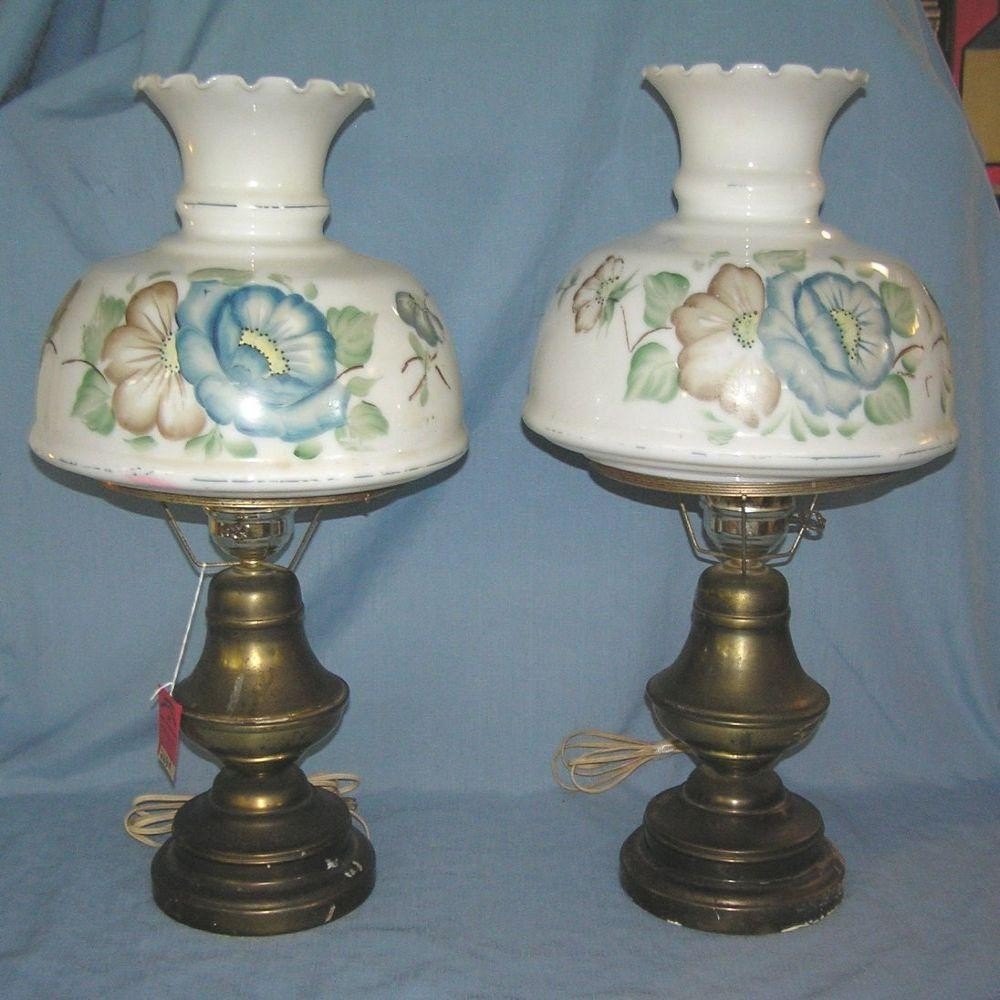 Pair of great vintage colonial style table lamps