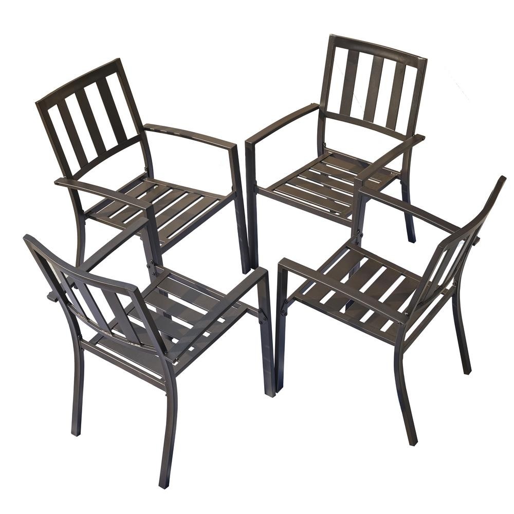 Patio festival metal outdoor dining chair 4 set pf19271
