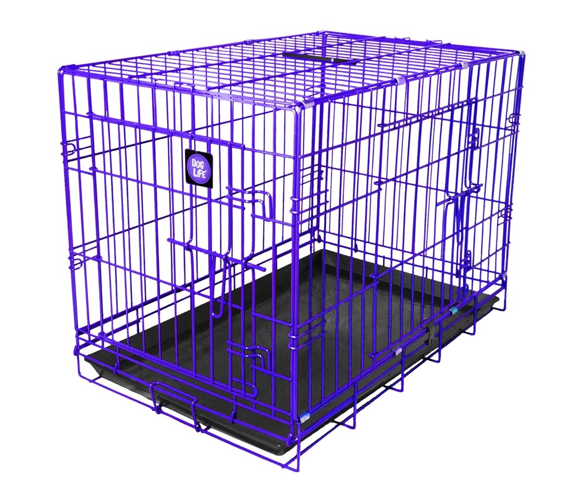Purple dog crates 2