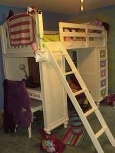Reduced build a bear bunk bed w desk sauquoit for