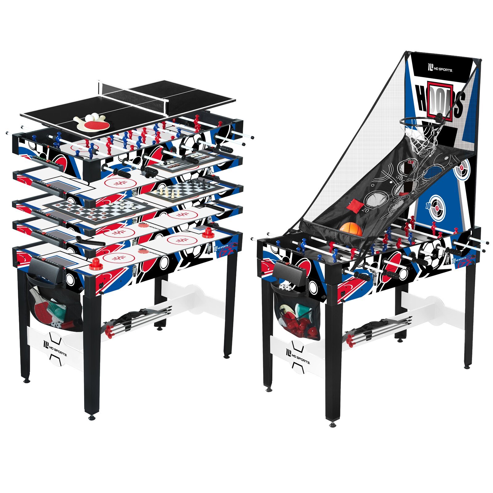 12 in 1 48” Multi Game Table