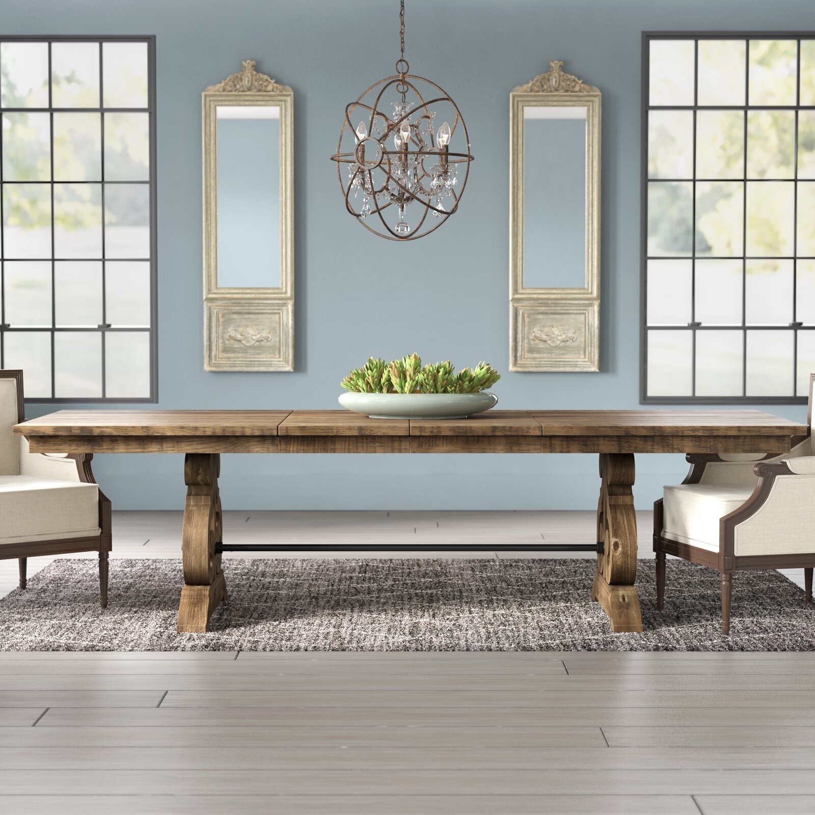 12 seater solid wood dining table