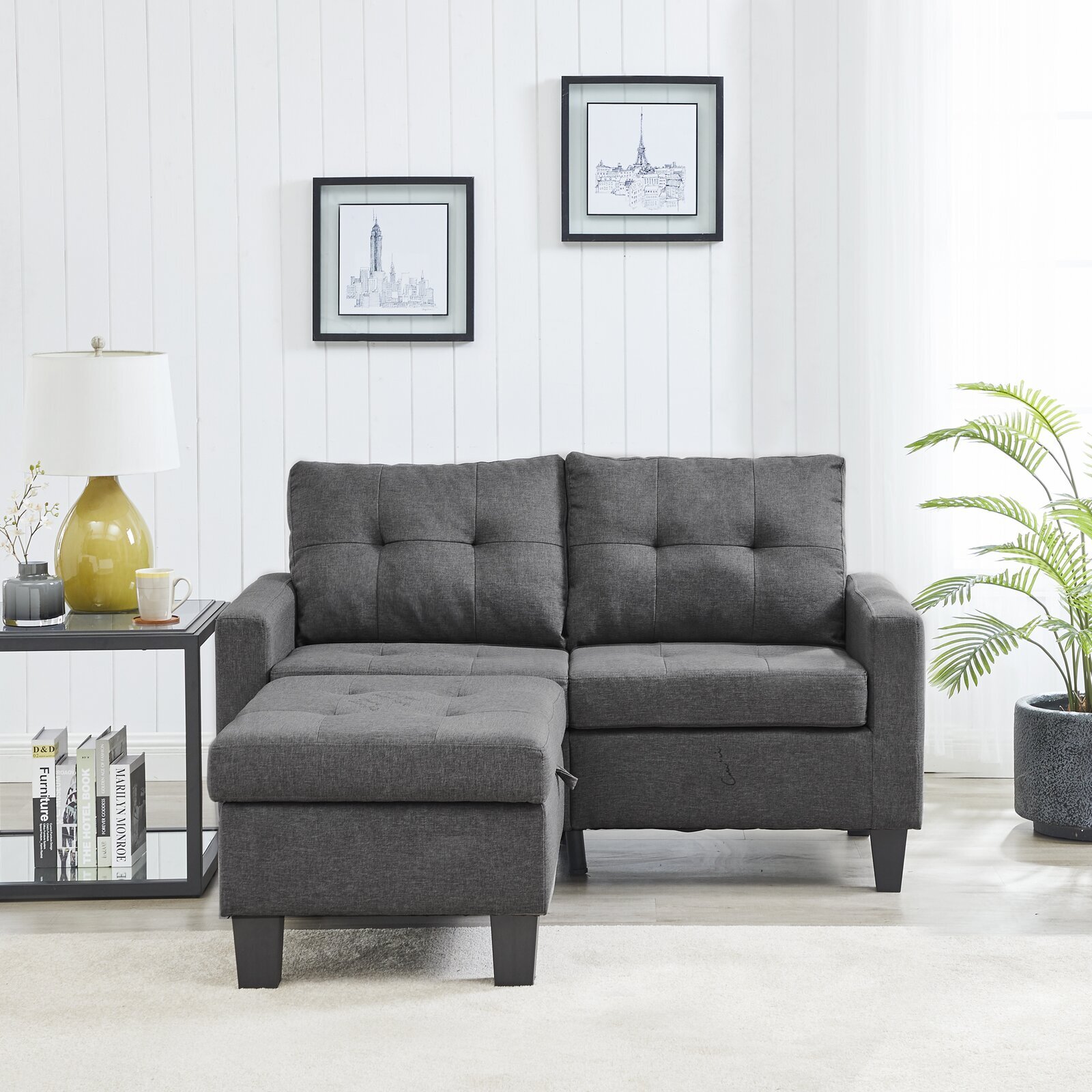 60 inch sectional sofa or loveseat for your small space