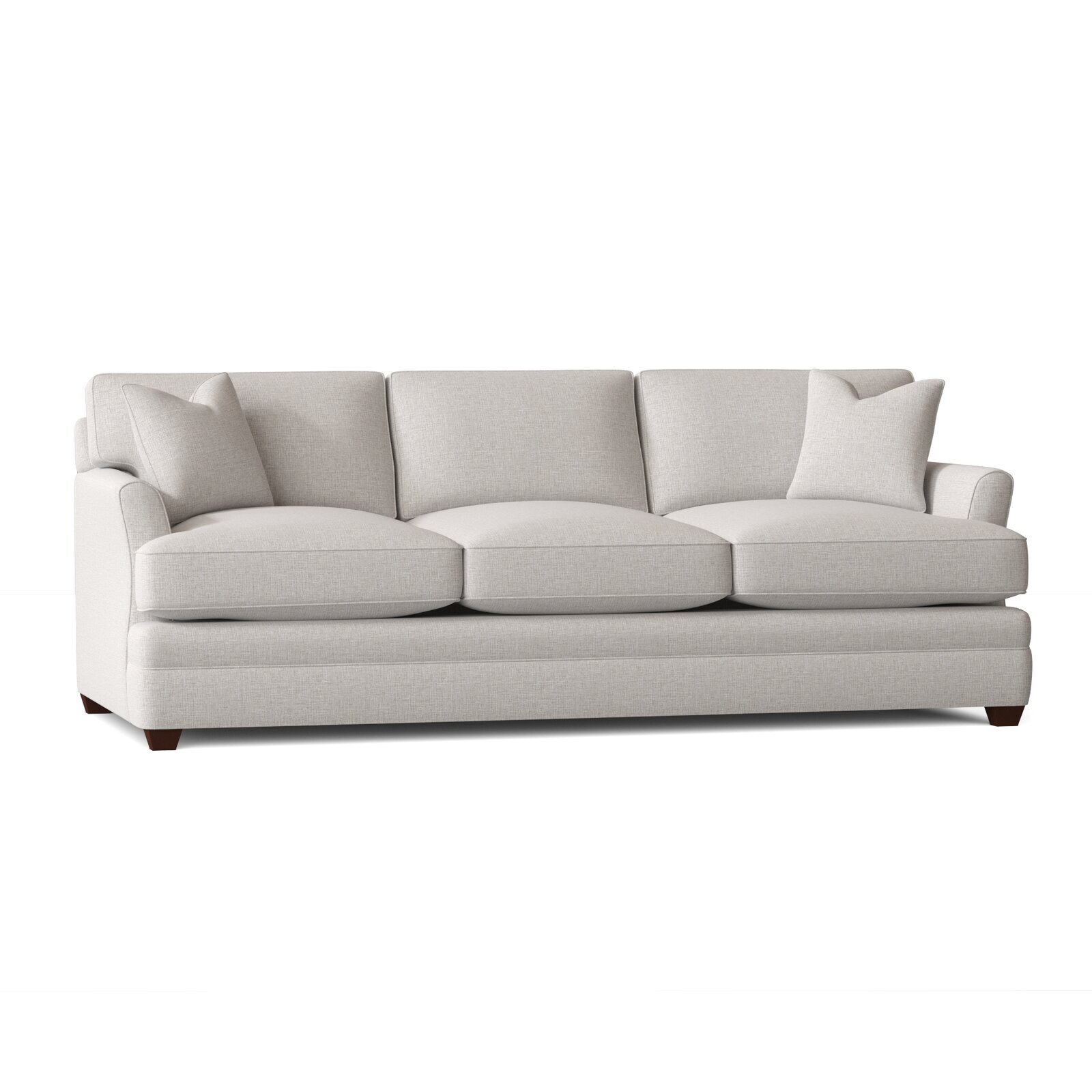 91” Square Arm Sofa Bed with Reversible Cushions