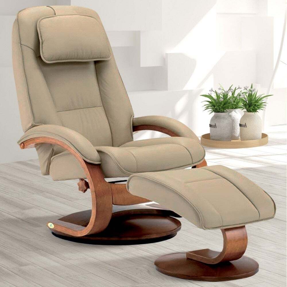 A Danish Recliner With Swivel Function