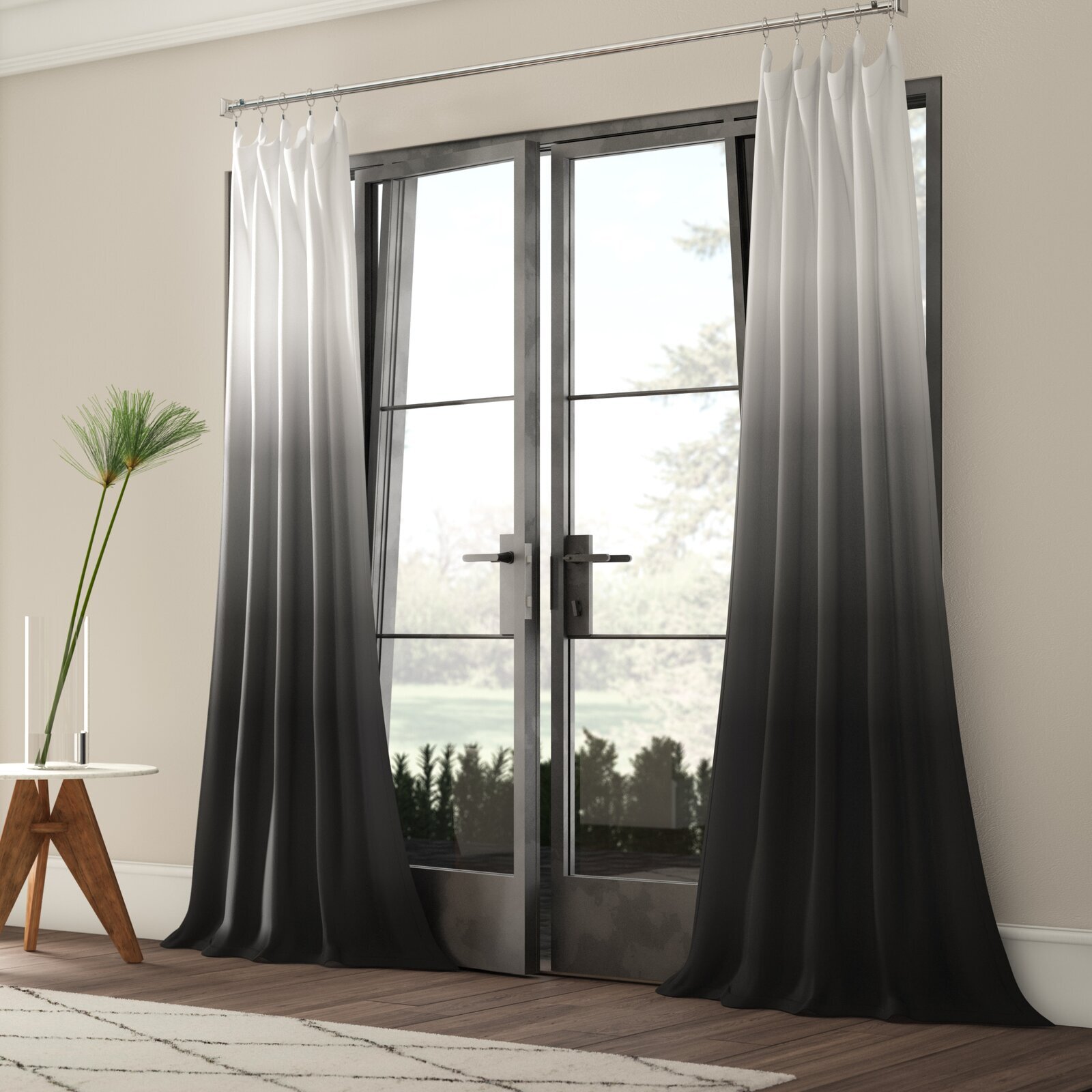 Airy Sheer Single Panel Curtain