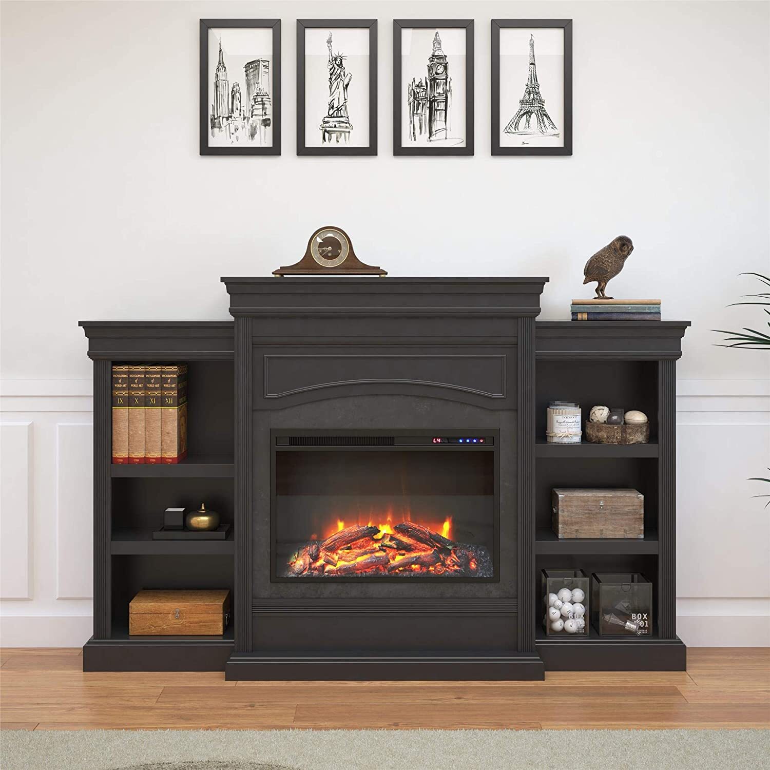 Ameriwood Home Lamont Mantel Fireplace