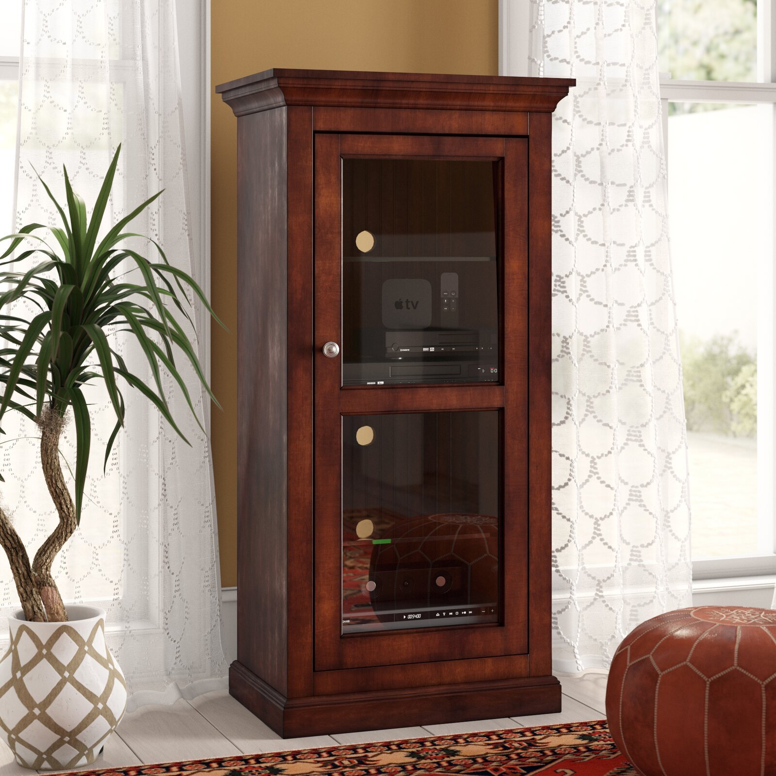 Tall shop stereo cabinet