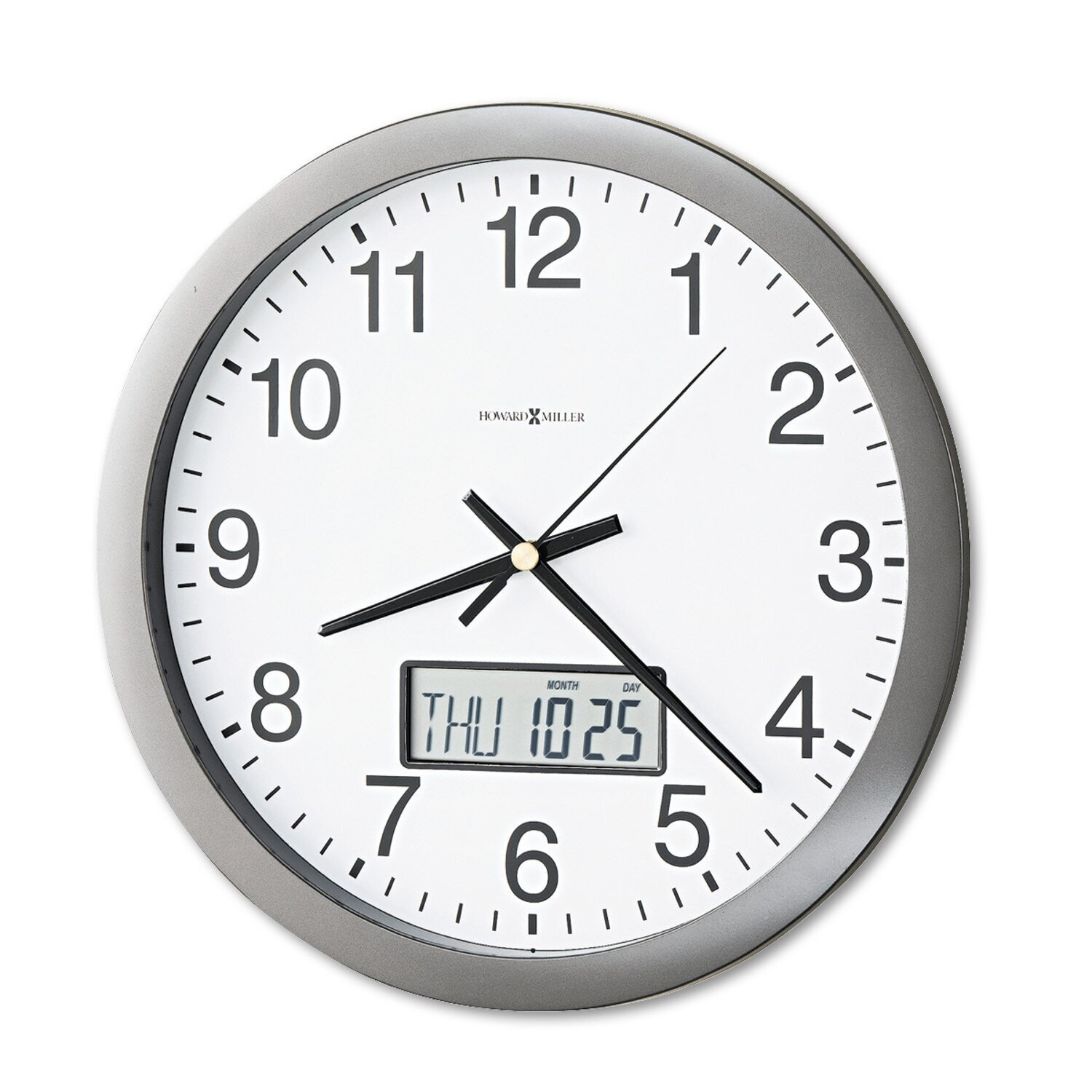 Analog Date Clock with LCD Inlay