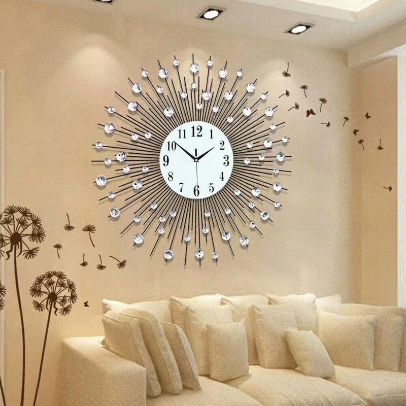 Awesome clocks in a mid century modern starburst shape