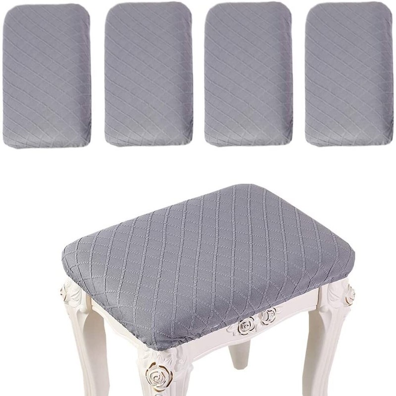 Backless bar stool seat covers in different shapes