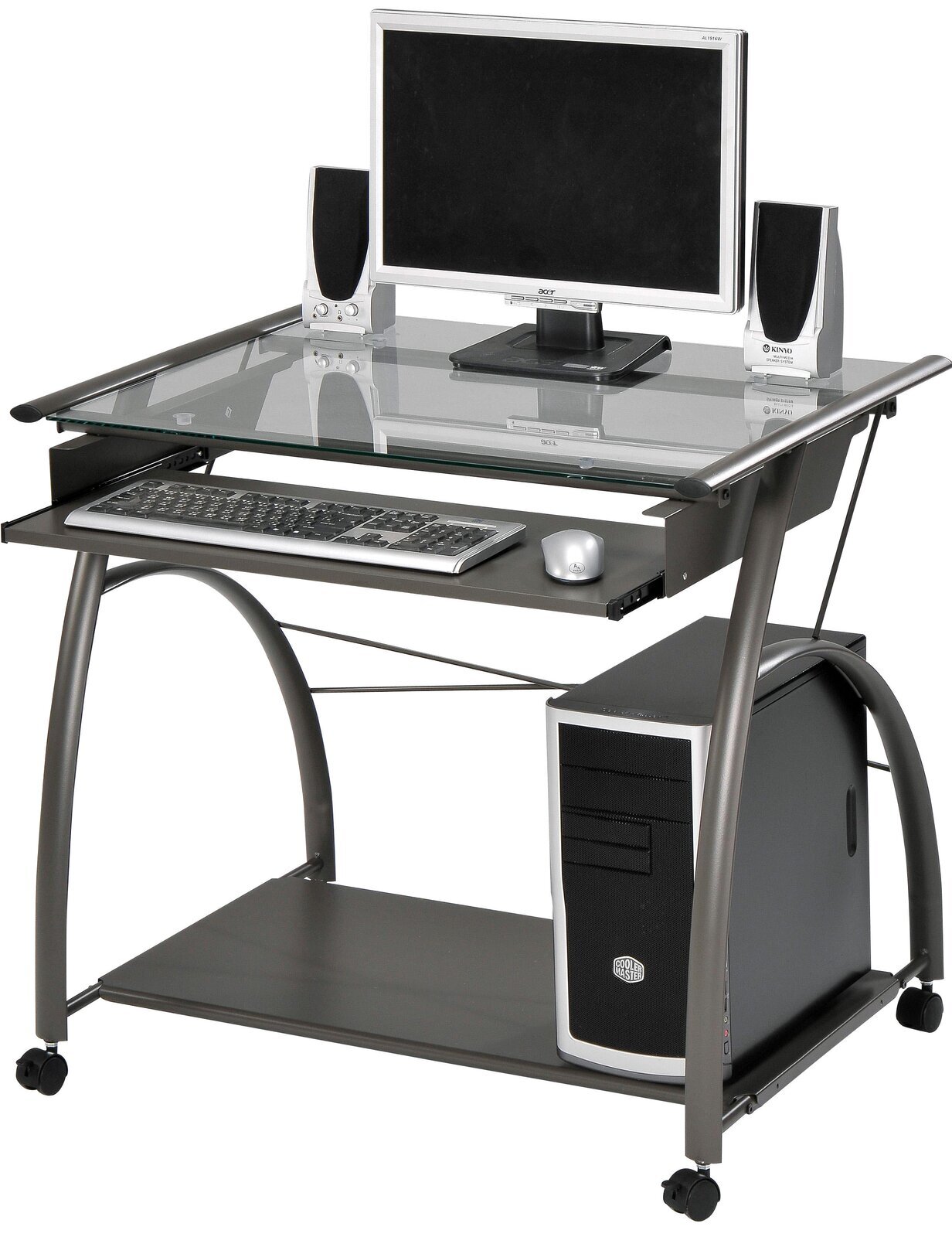 large desk on wheels