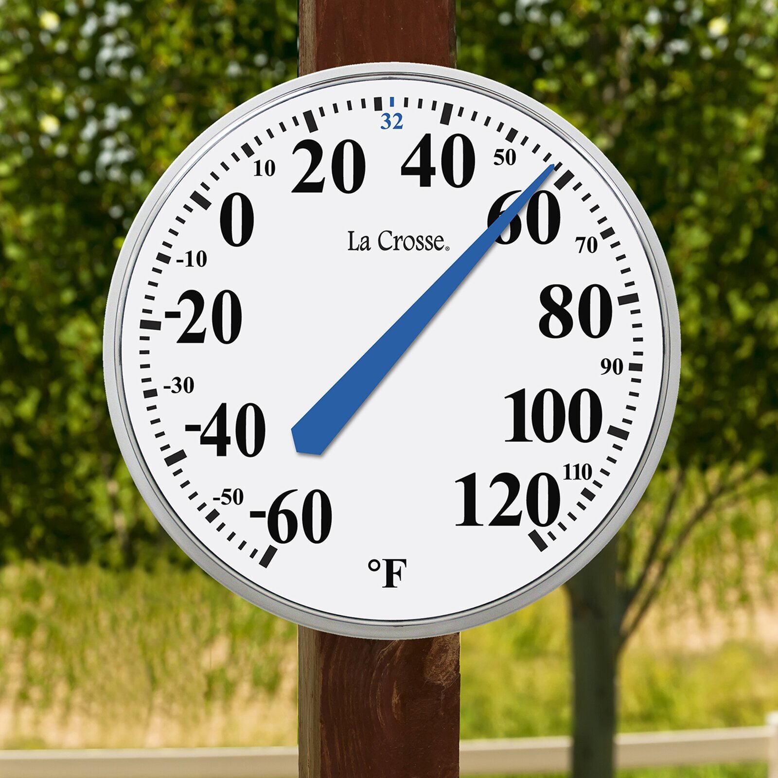 Basic and practical 14 inch outdoor thermometer
