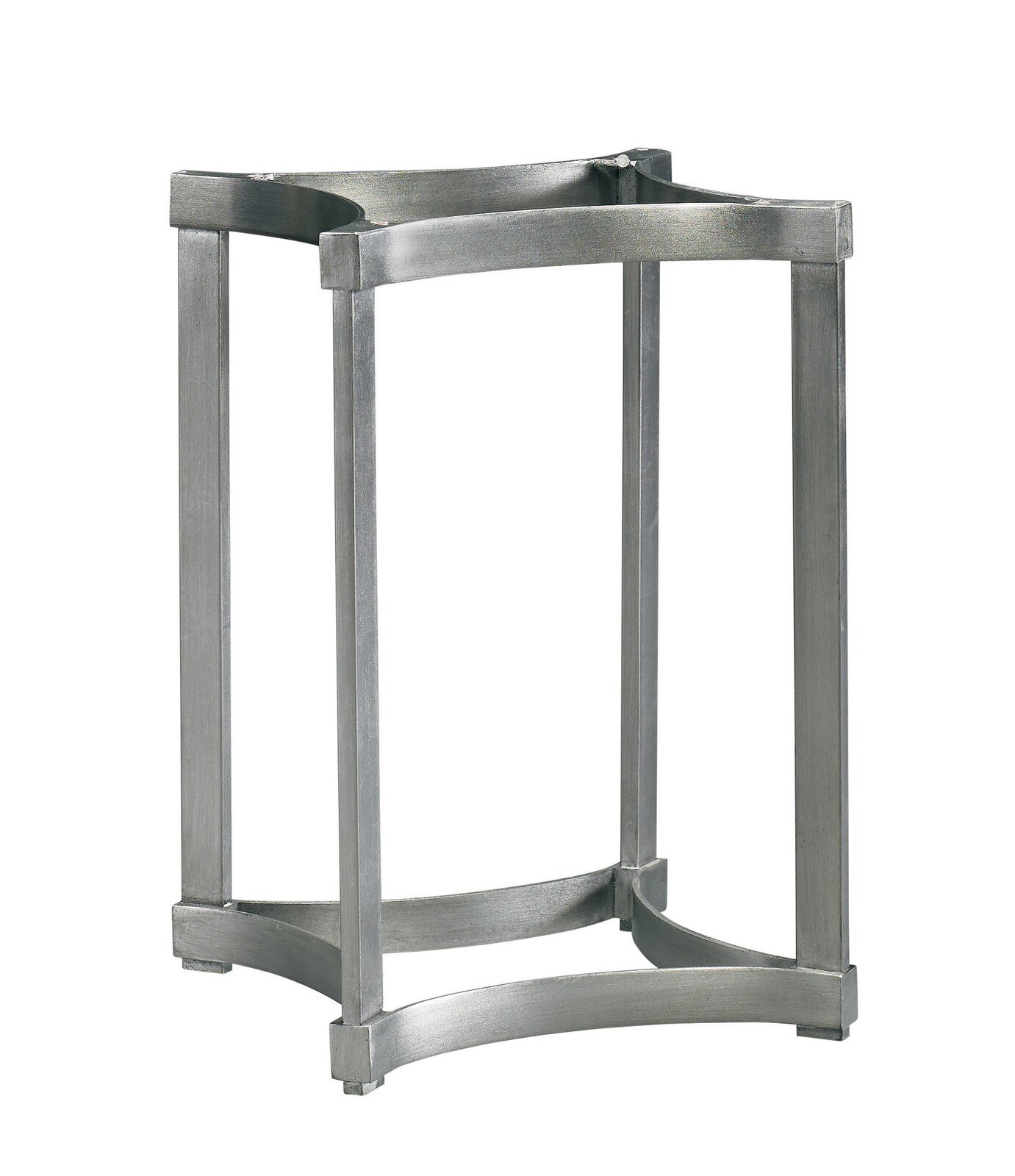 Boho metal table base for glass top