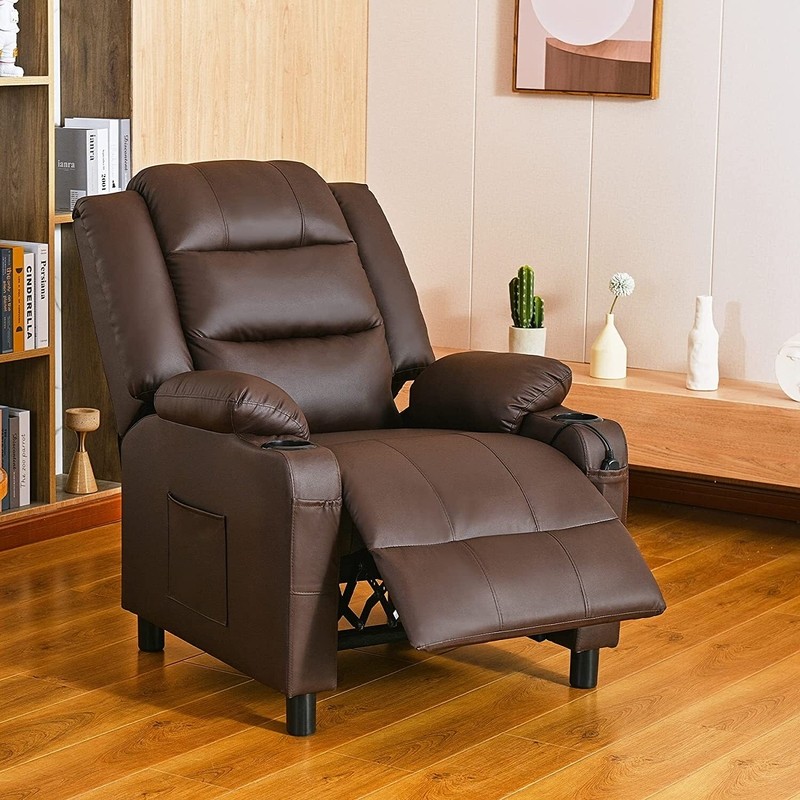 Large Leather Recliner - Foter