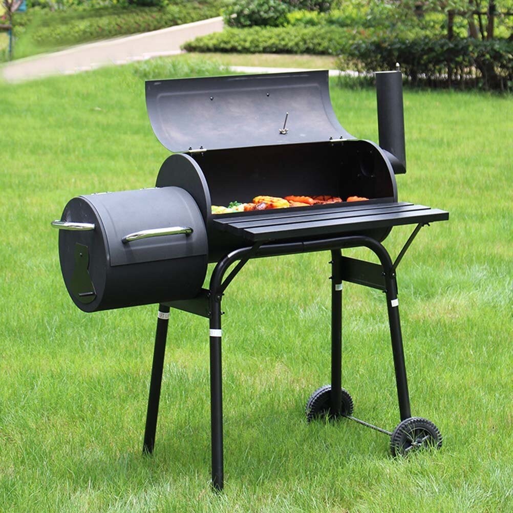Cast Iron Charcoal Grill and Smoker
