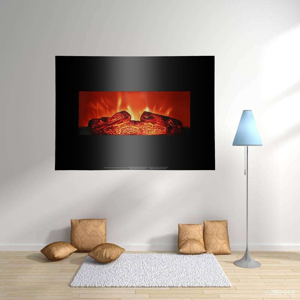 Chandara 26'' Electric Fireplace With Glowing Embers
