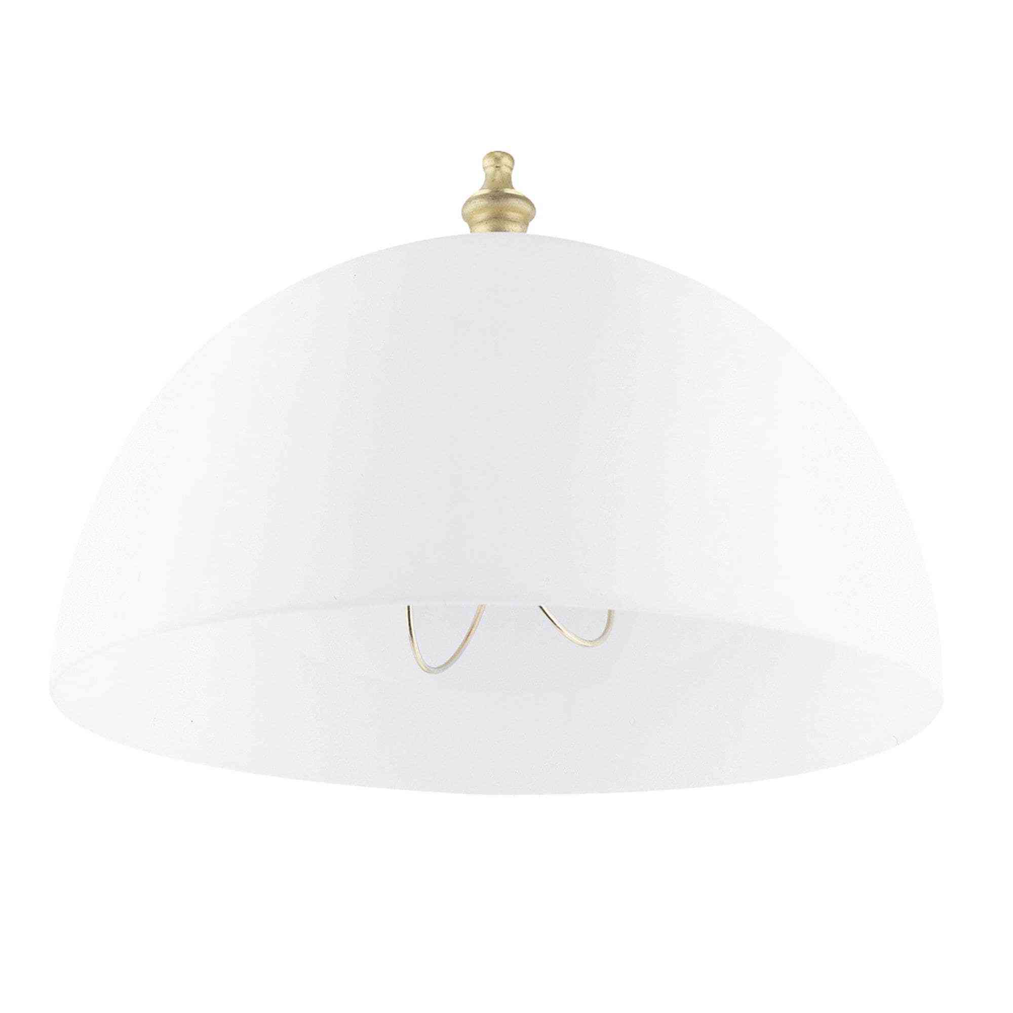 Clip on ceiling light shade in a streamlined but elegant design
