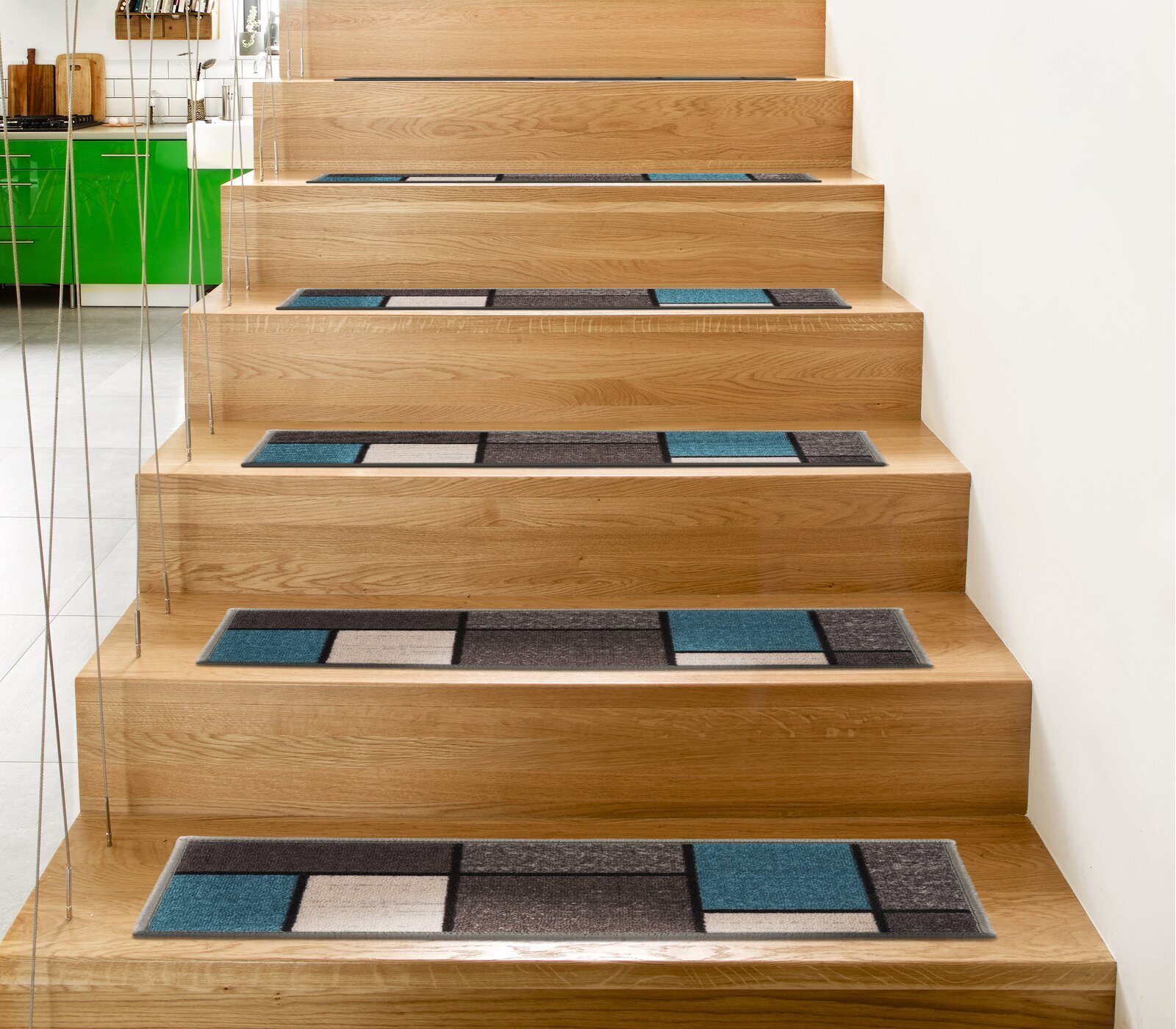 Contemporary Modern Boxes Non Slip Stair Tread