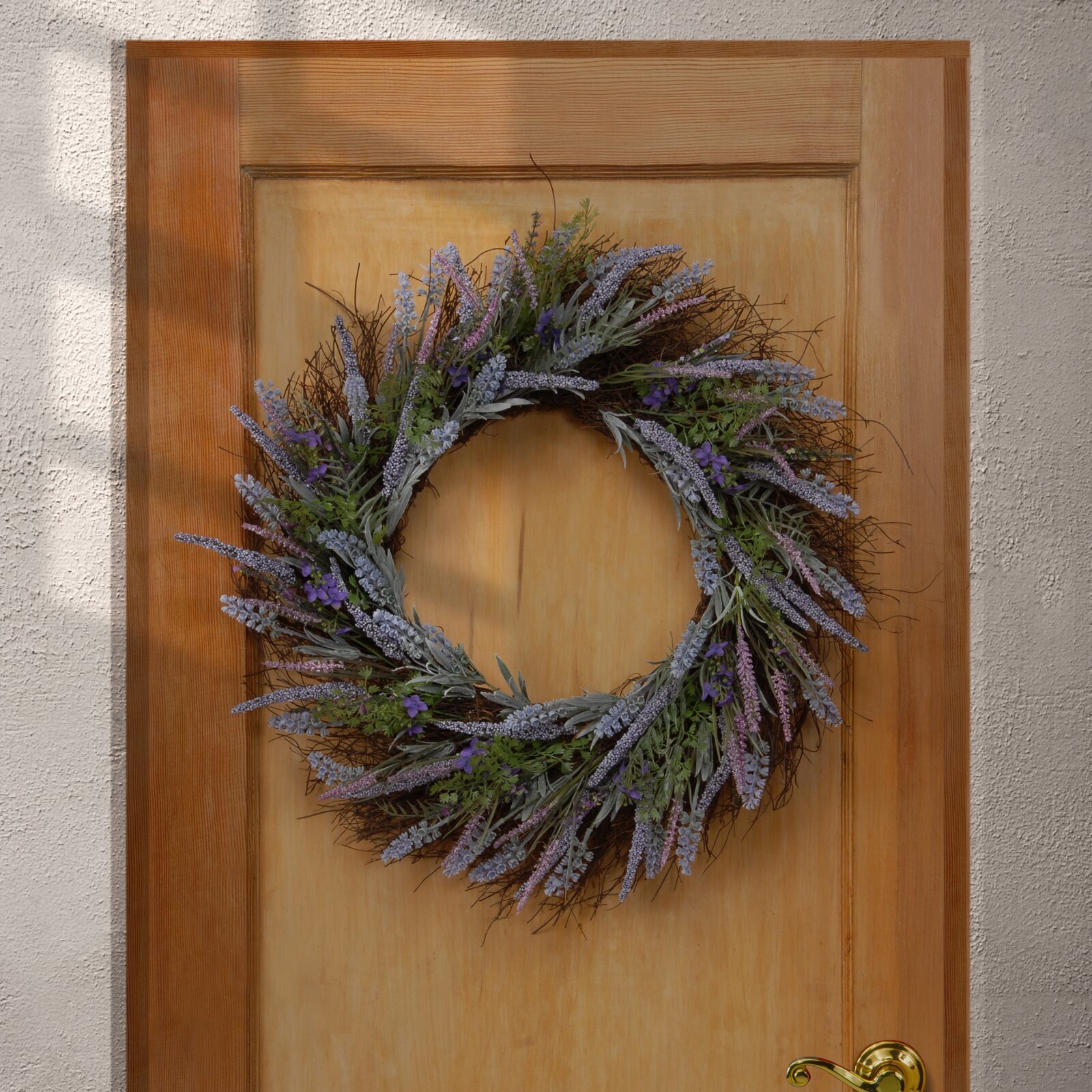 Delicate large front door wreaths