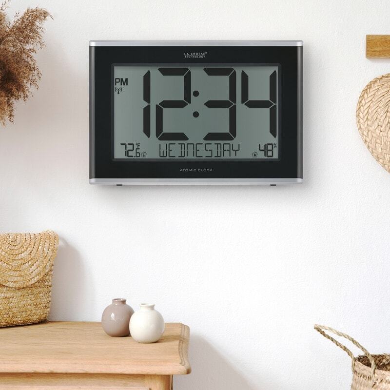Digital One screen Date and Time Wall Clock