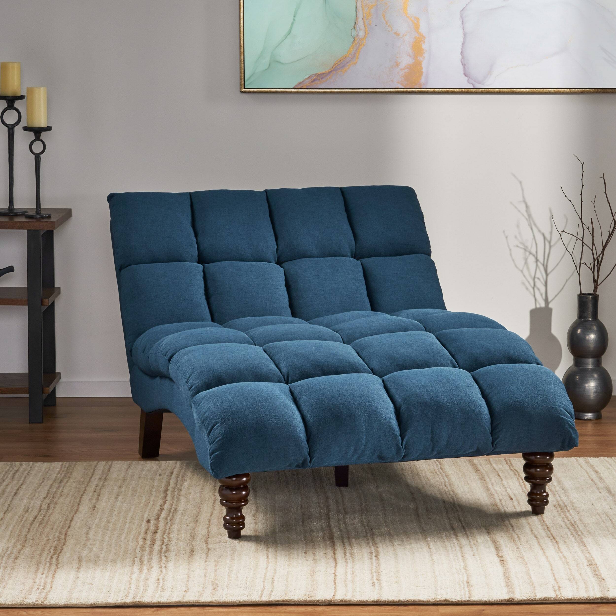 Double Armless Chaise Lounge Indoor