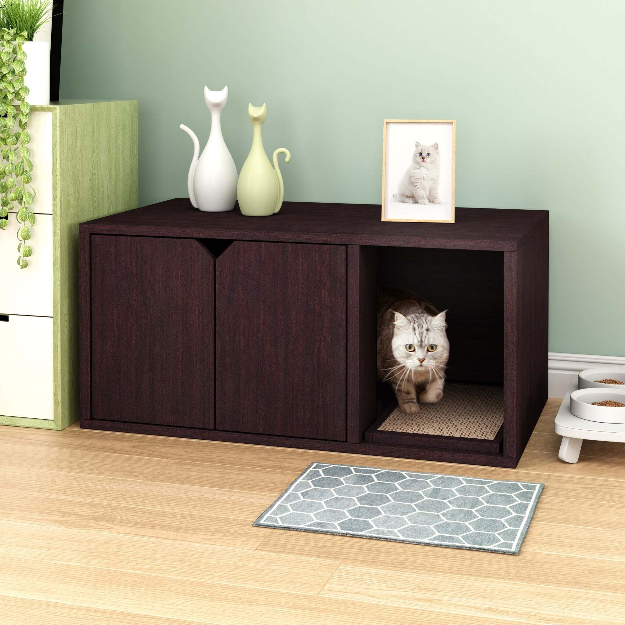 Eco Friendly Cat Litter Box Furniture
