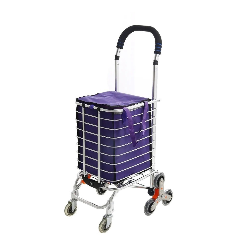 Eight Wheel Rolling Grocery Bag