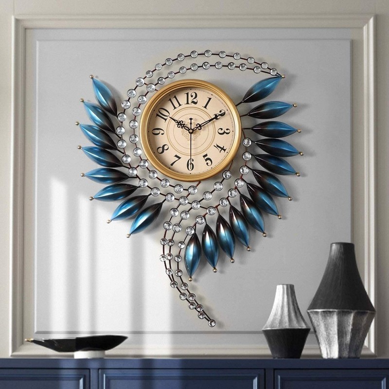 Elegant, odd shaped wall clocks