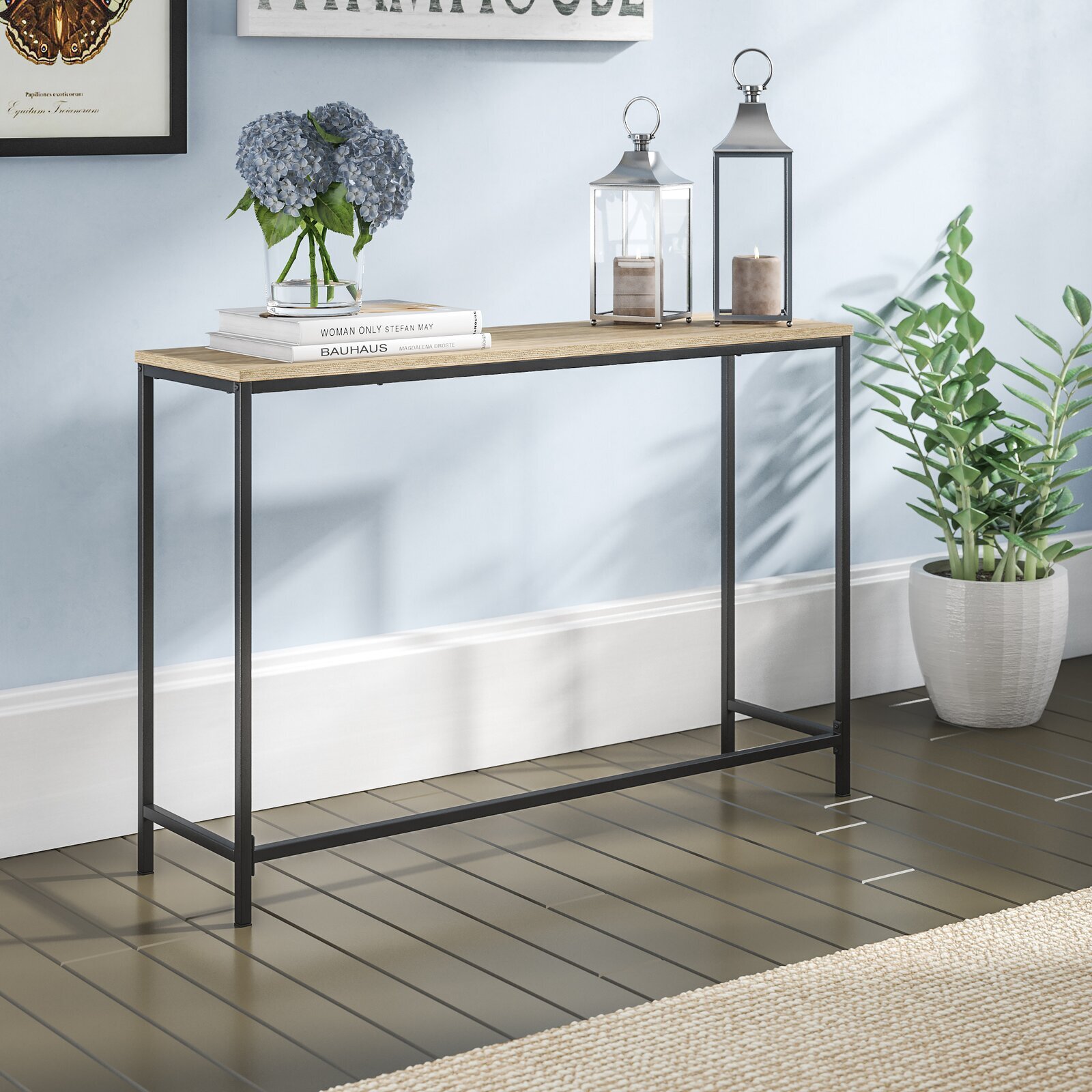 Entry or Console Long Plant Table