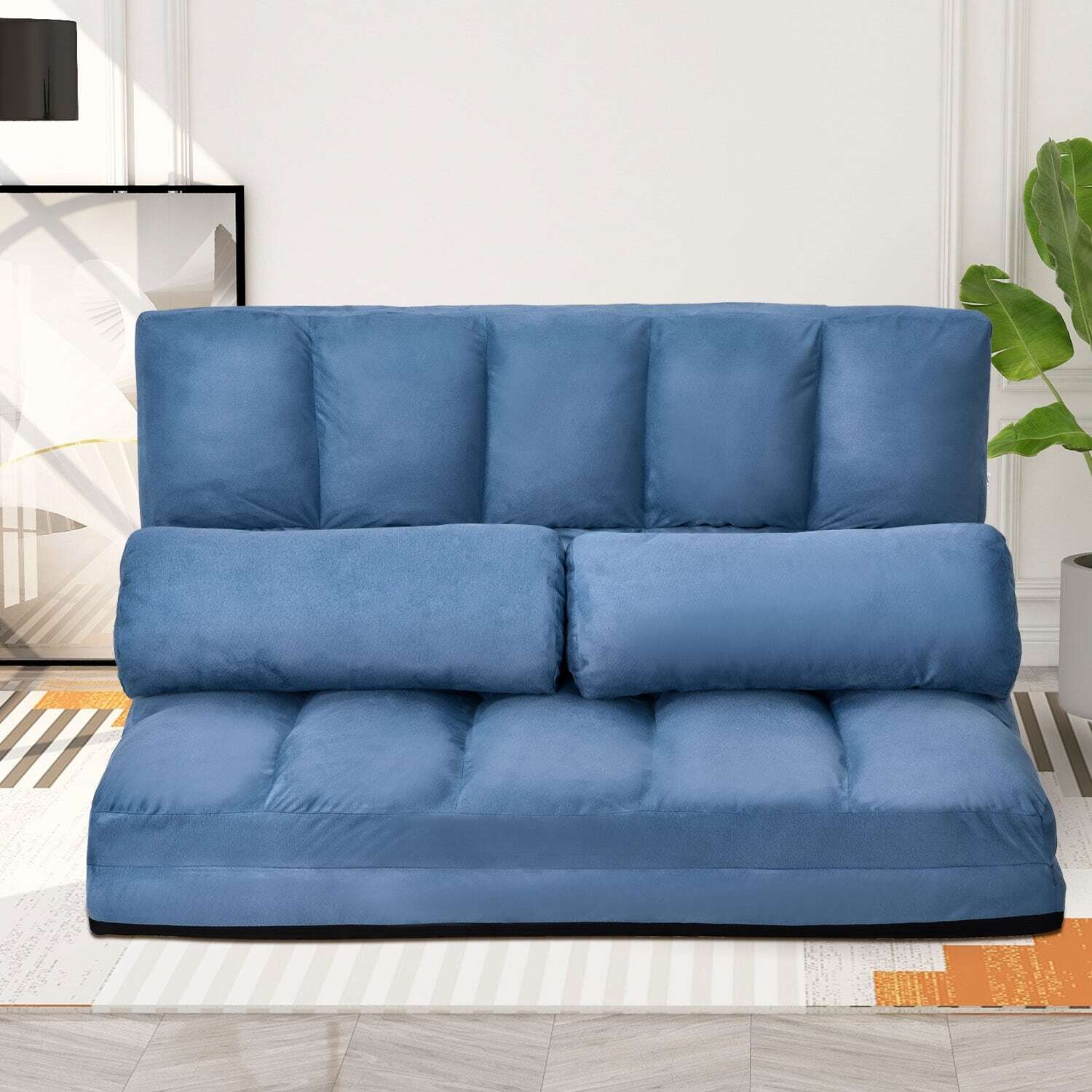 Ergonomic Floor Couch with Back Support