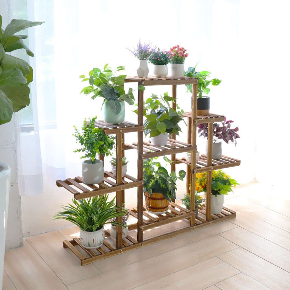 Accent table store for plants