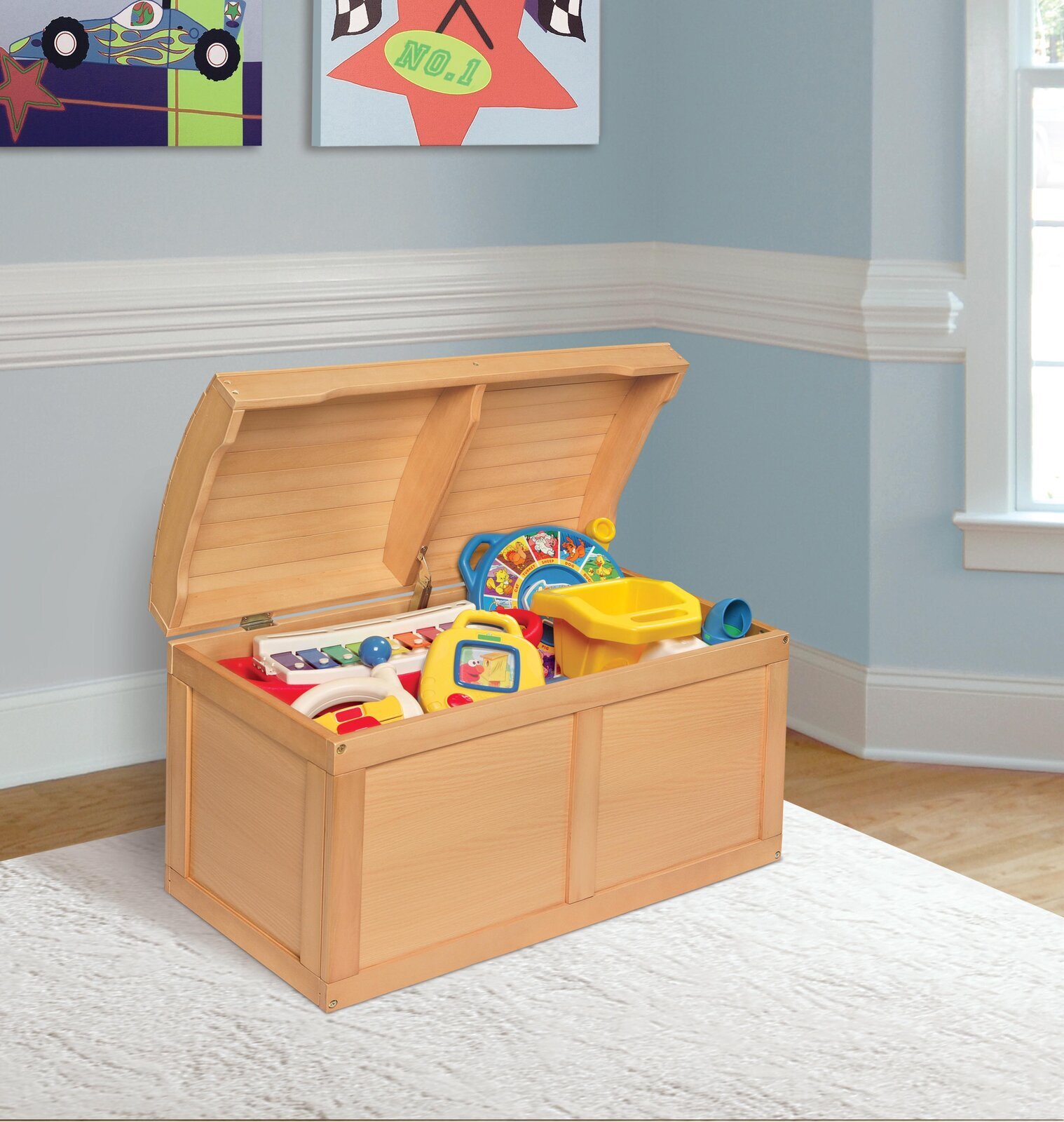 Collapsible Storage Trunk Kids Toy Organizer Bedroom Furniture Chest Disney Box 