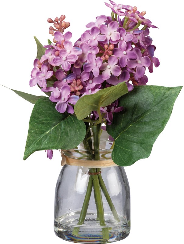 Flower centerpiece in a glass jar