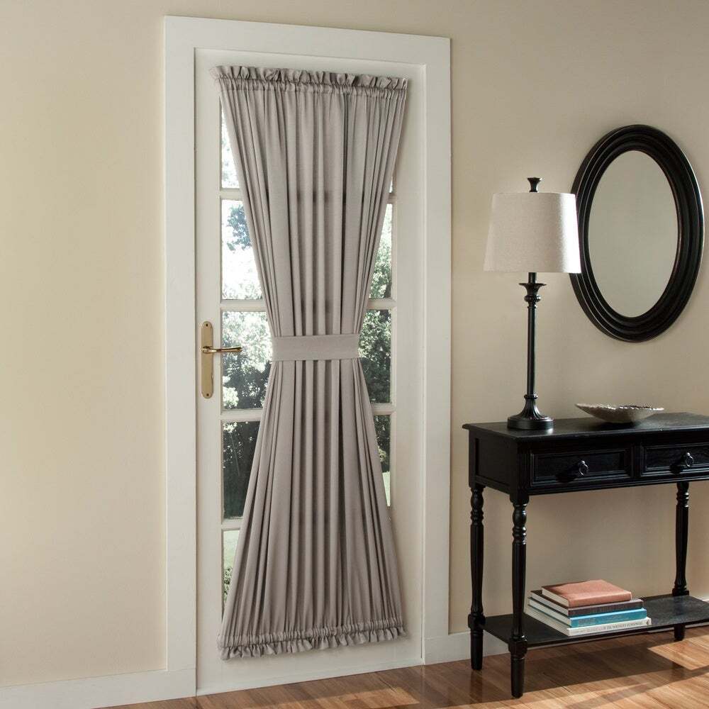 French Door Single Window Curtain and Tie