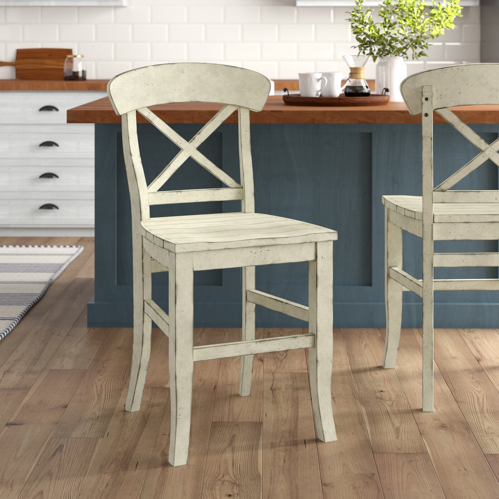 French provincial counter stools