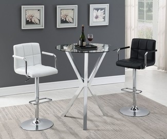 Round Bar Height Table and Chairs - Foter