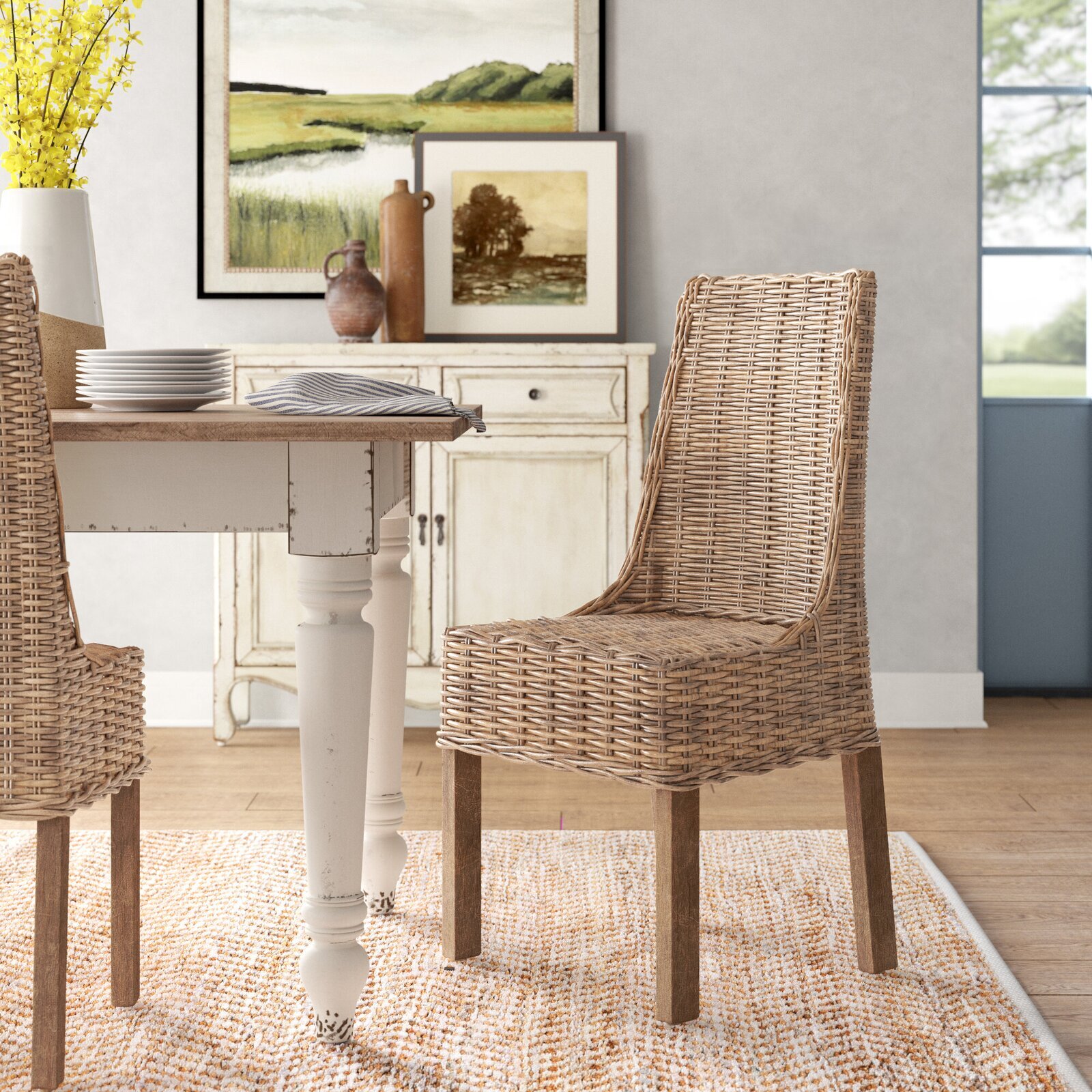 Gosnold Upholstered Solid Back Dining Chair